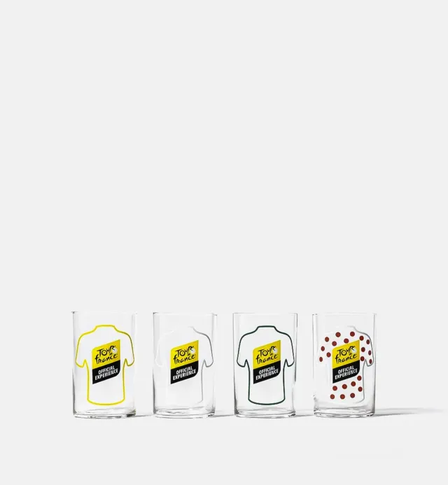 Krosno Polka Tour de France glas 250 ml 4 stk