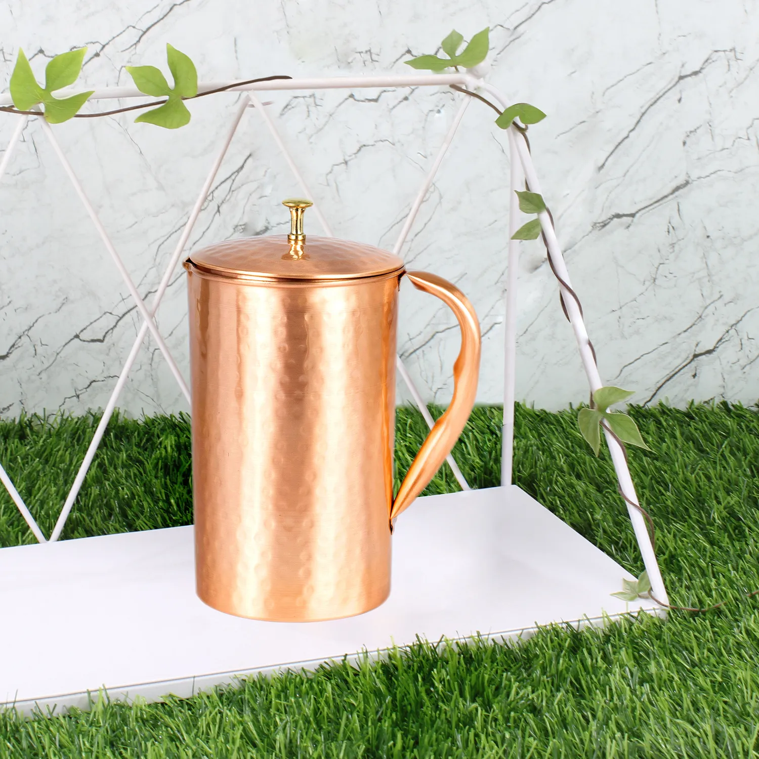 El'Cobre Premium Pure Copper kande 1,5L hamret