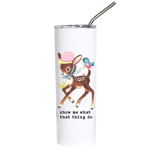 Mugsby Vintage Deer termo tumbler 591 ml stål