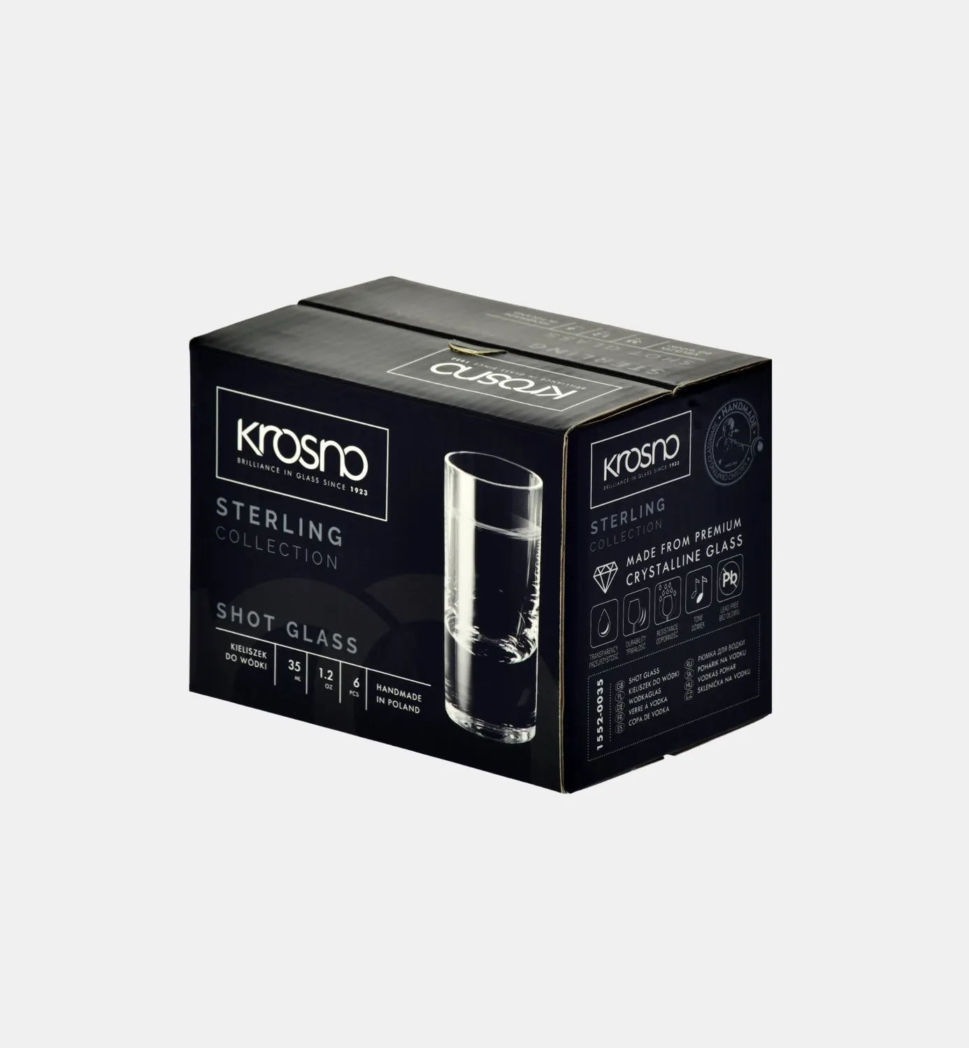 Krosno Vodka Glas 35 ml i Krystalglas