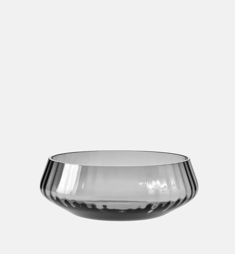 Krosno Muse serveringsskål celestine 30 cm riflet