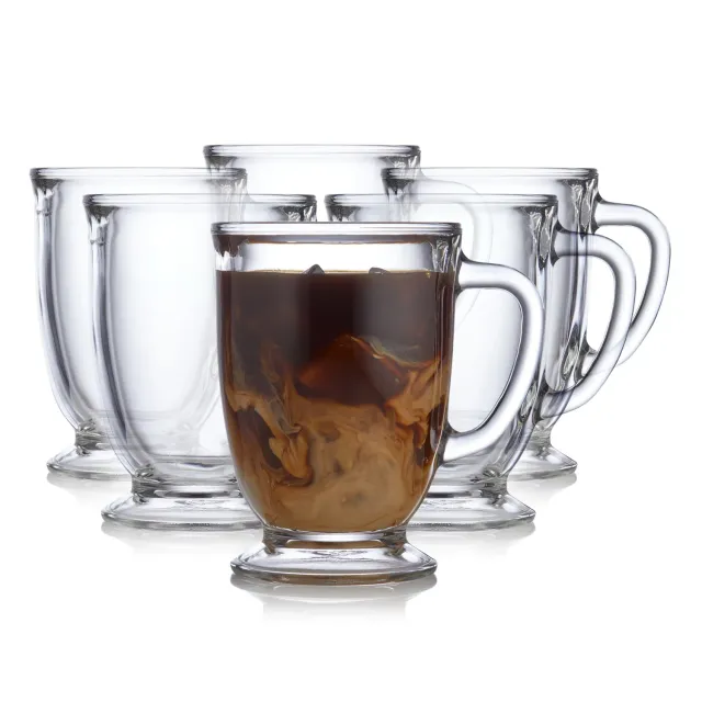 Libbey Kona glaskrus 473 ml sæt med 6 – med hank