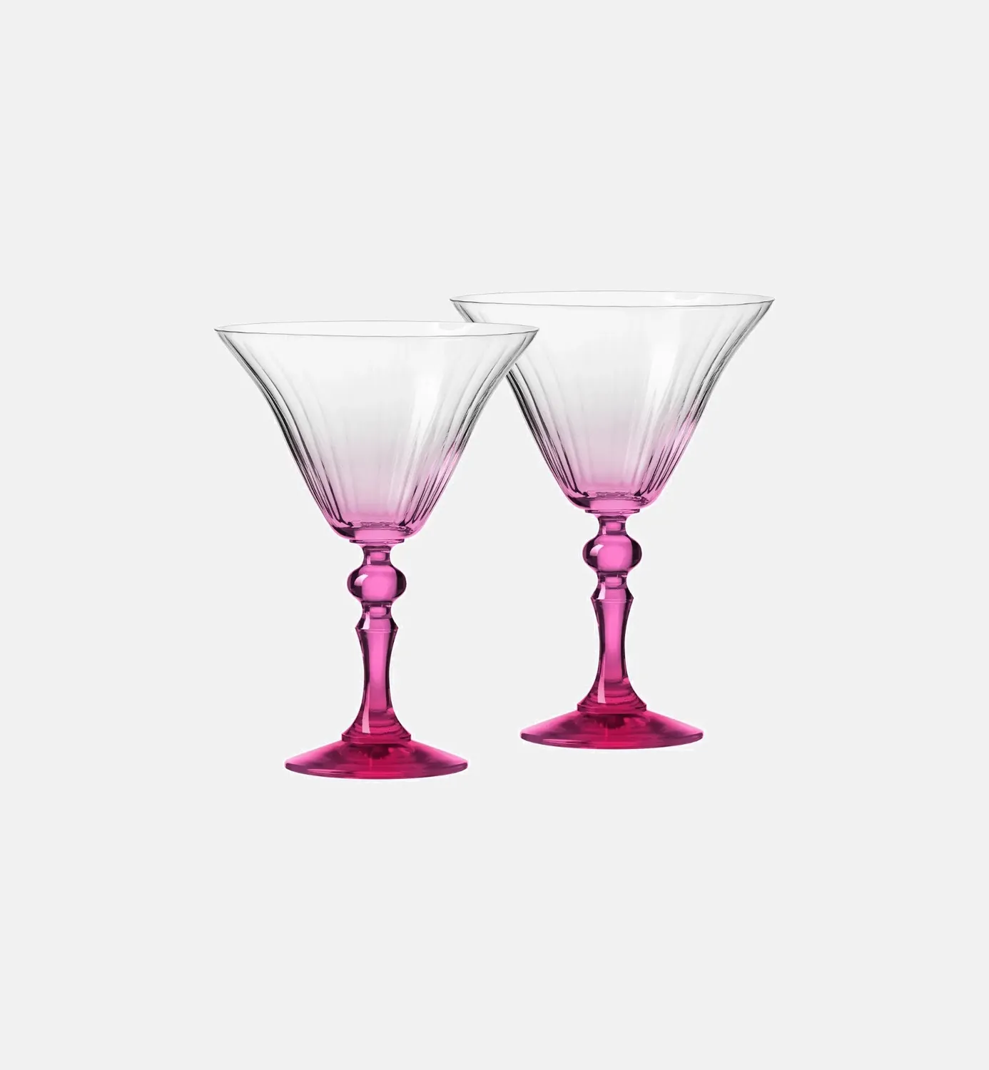 Krosno Ombré martiniglas 170 ml pink stilk