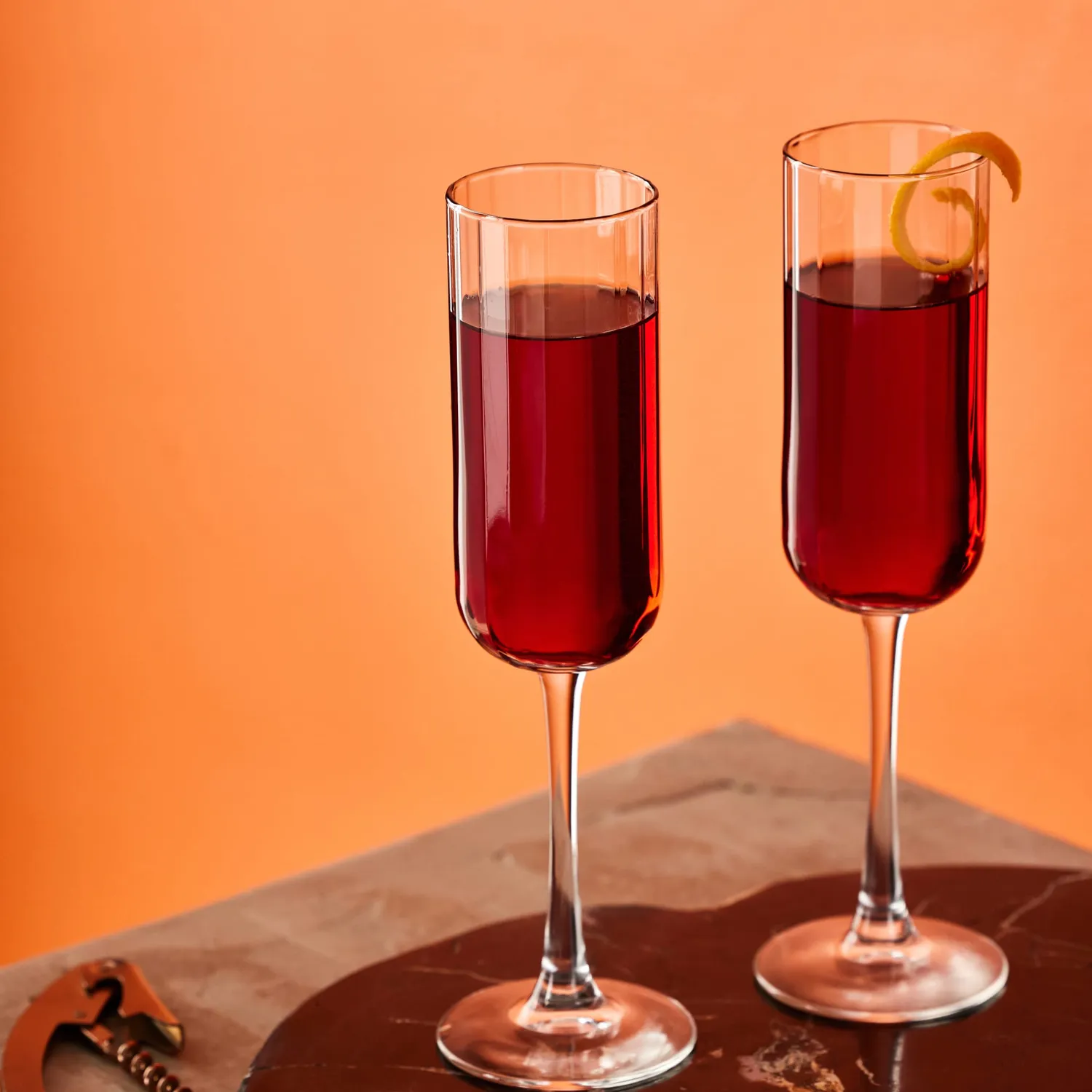 Libbey Paneled champagneglas 222 ml sæt 4 rillet
