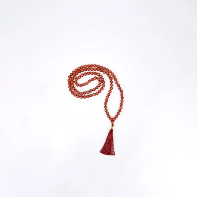 El'Cobre Red Jasper Mala bedekæde 108 perler rød jaspis