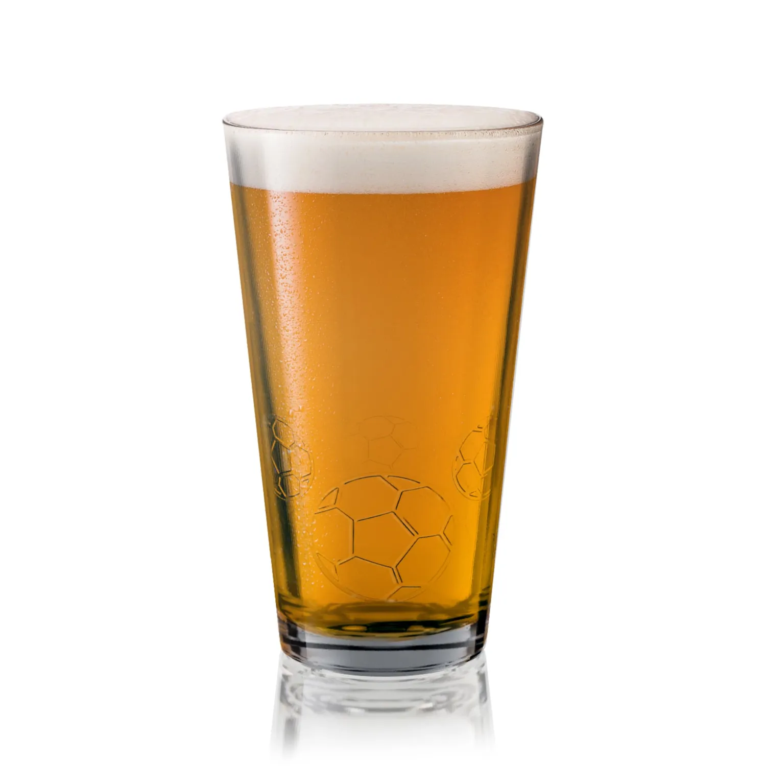 Libbey Soccer tumblerglas 473 ml klart glas fodbold