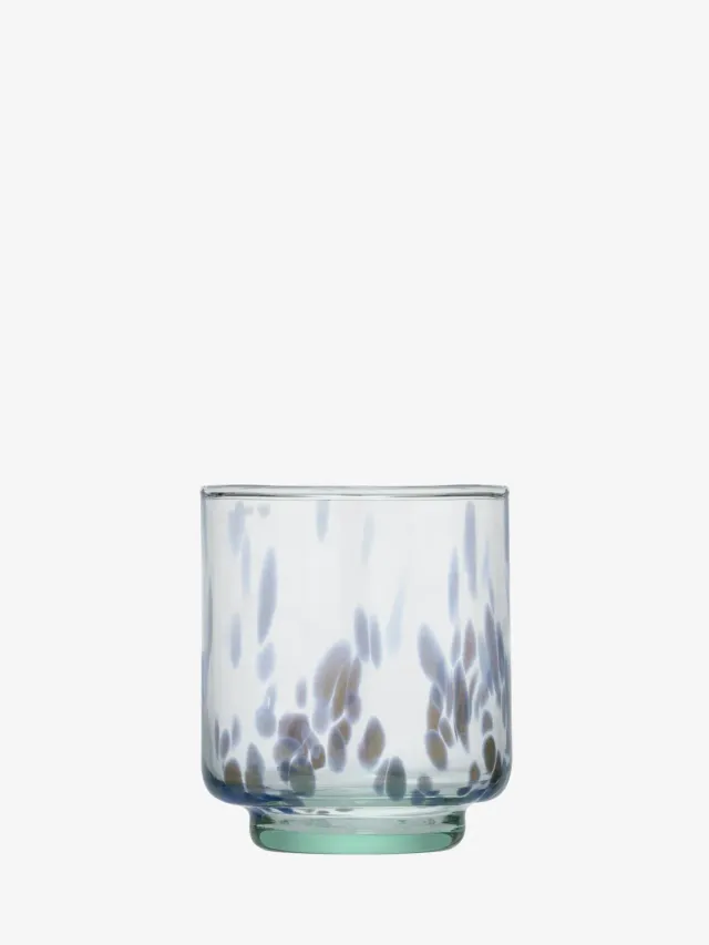 LSA Sea Glass tumblerglas 2 stk genbrugsglas spraglet