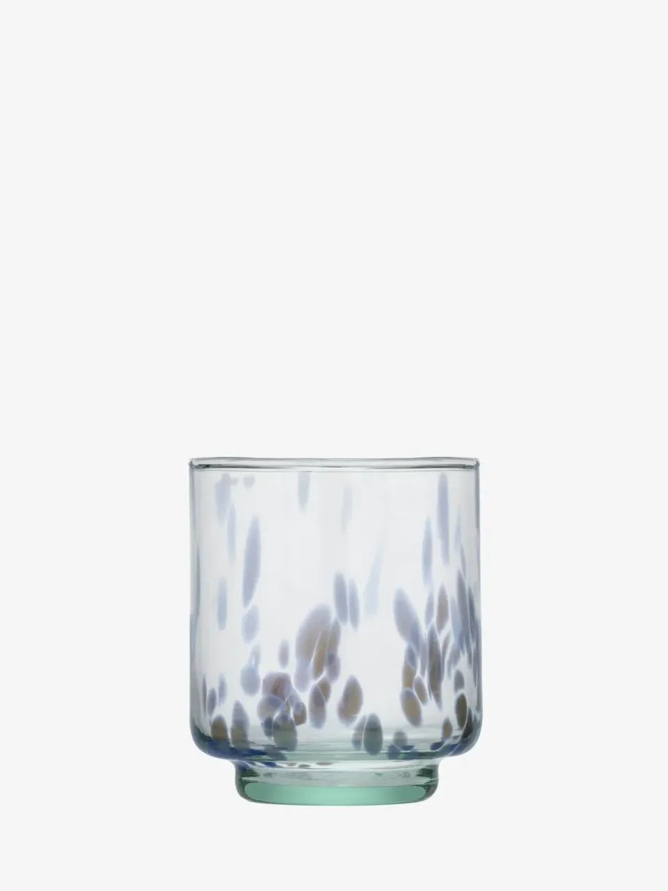 LSA Sea Glass tumblerglas 2 stk genbrugsglas spraglet