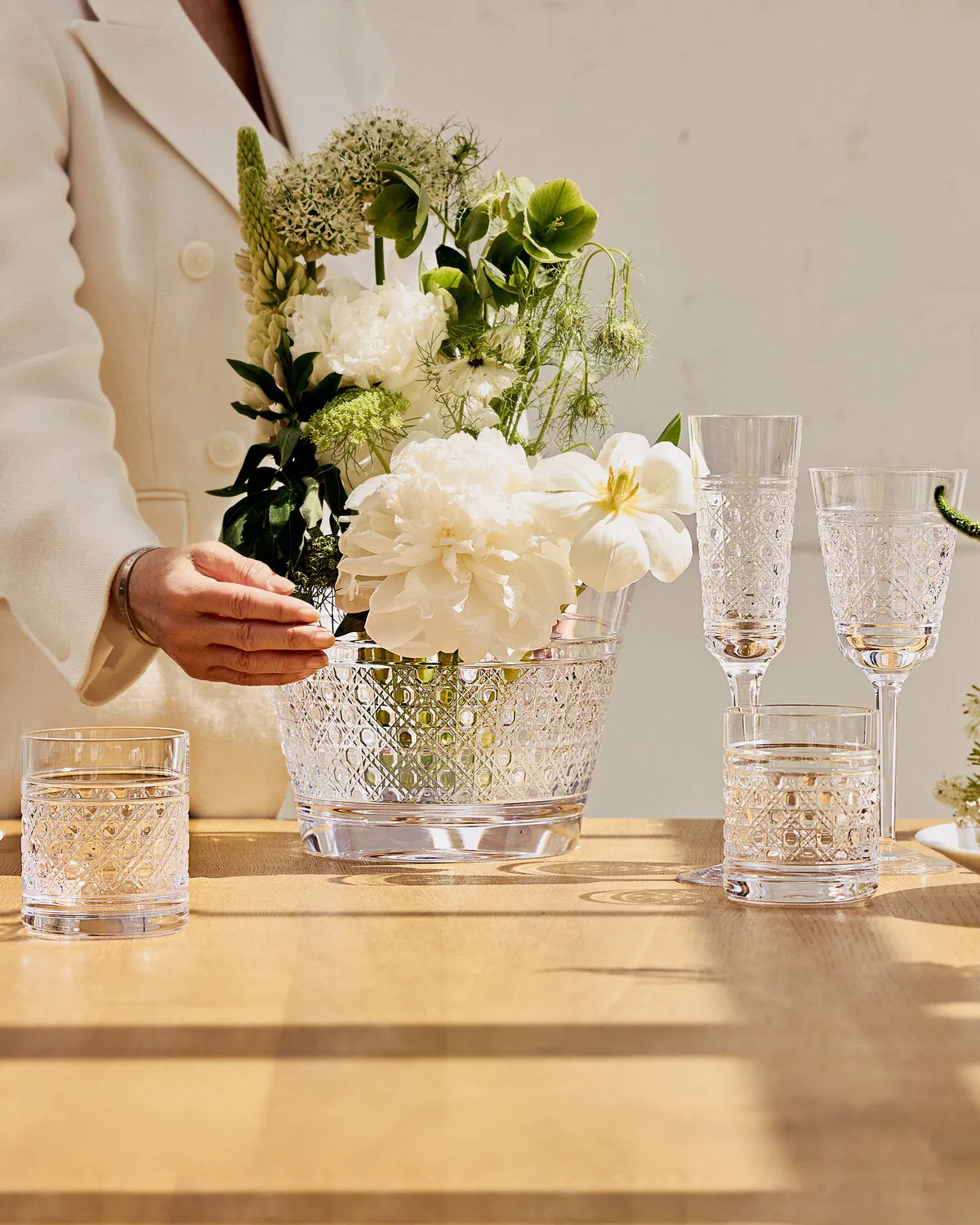 Waterford Opulence hvidvinsglas sæt 2 stk krystal