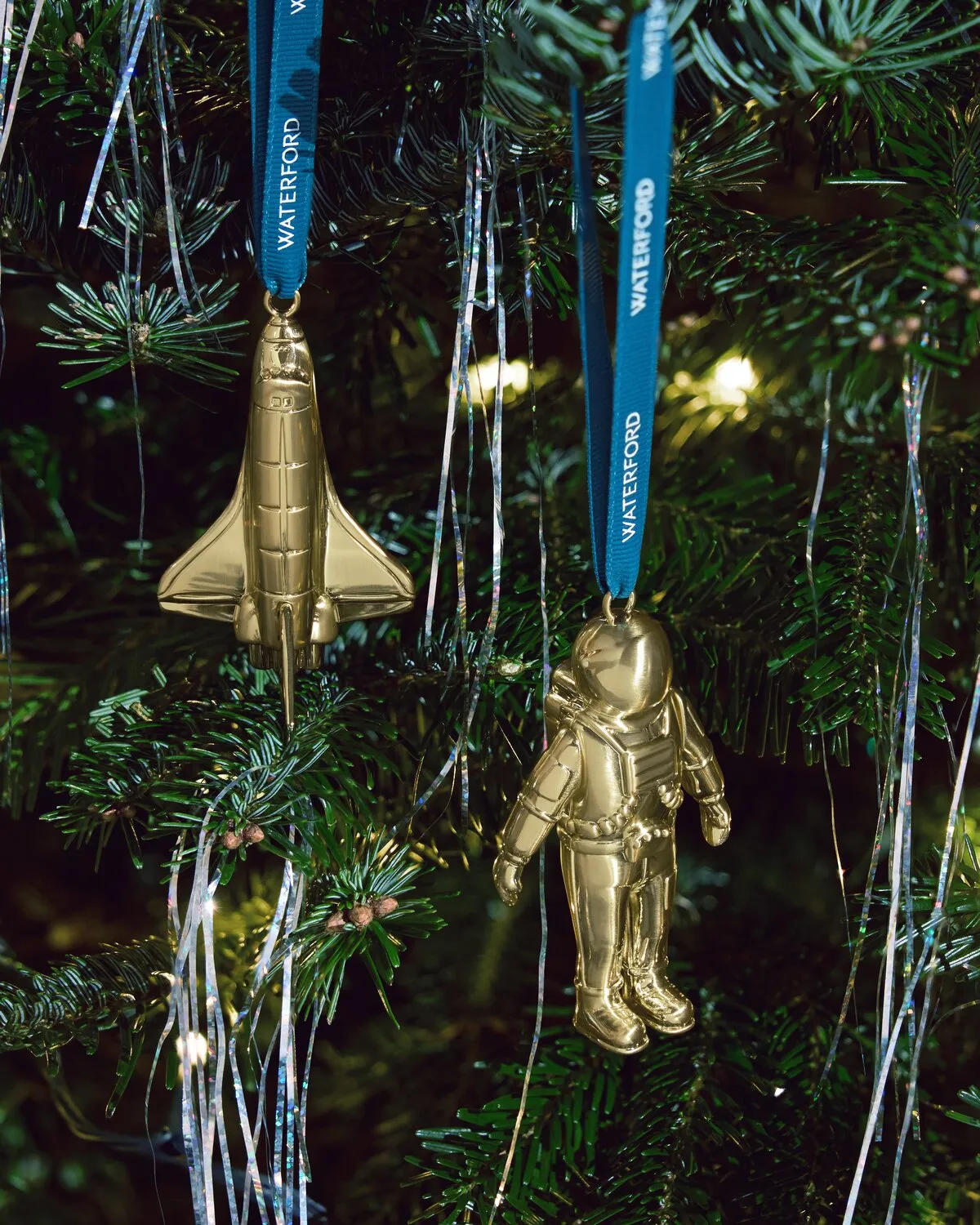 Waterford Christmas Spaceman julepynt guld ornament
