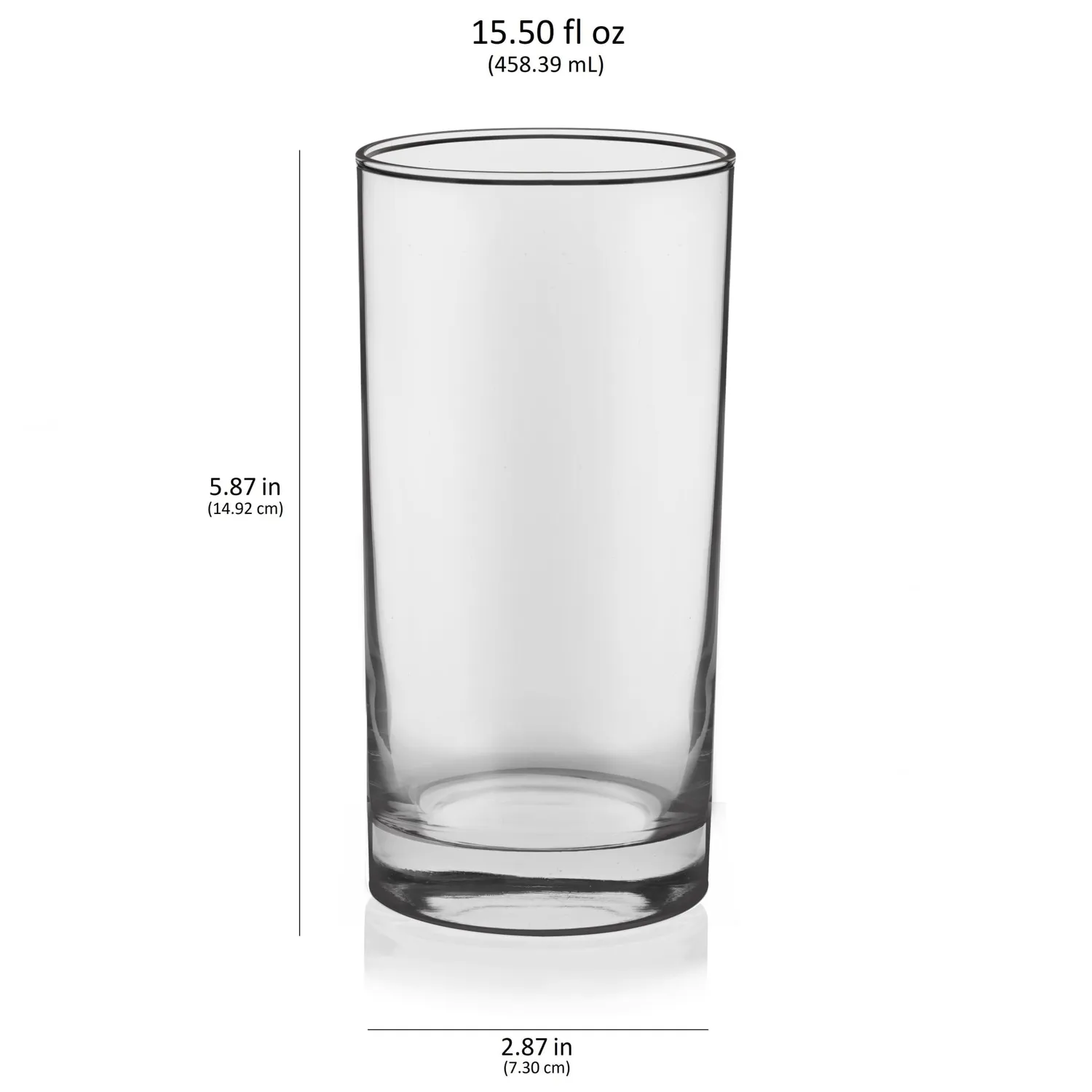 Libbey 2369 drikkeglas 8 stk 460 ml tung bund