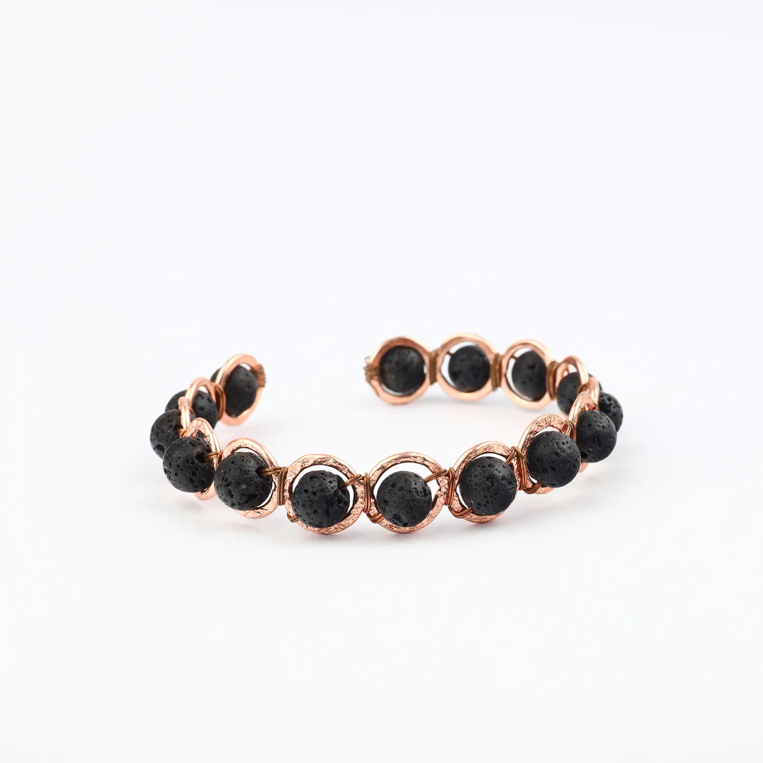 El'Cobre Copper Lava armbånd kobber lavasten