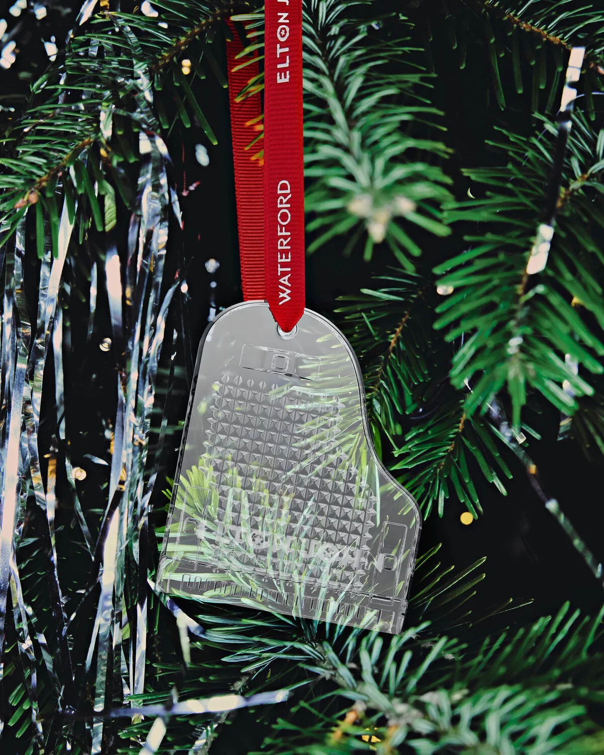 Waterford Elton John Piano Ornament krystal