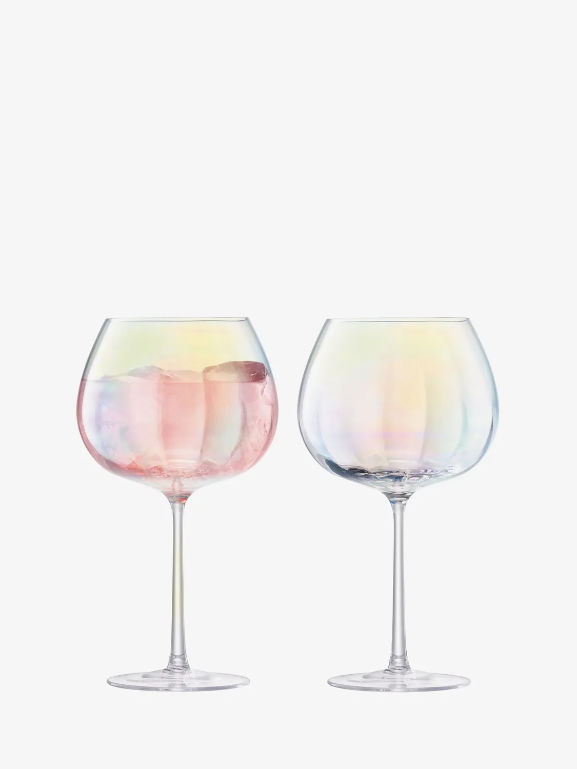 LSA Pearl Balloon Goblet glas 2 stk perlemor
