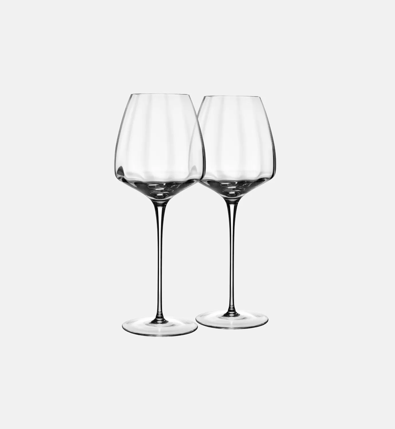 Krosno Celebration hvidvinsglas 660 ml riflet krystal