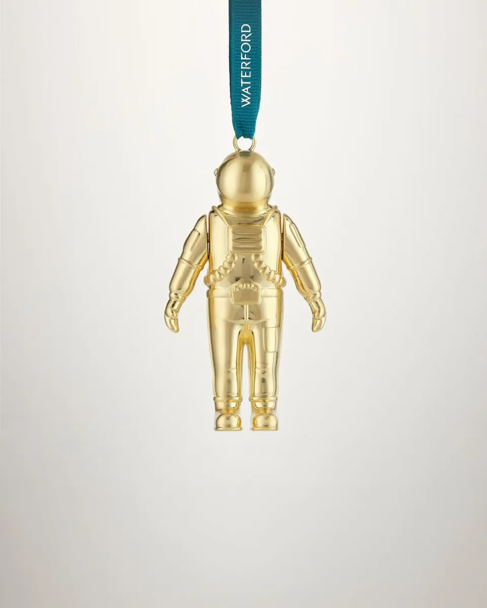 Waterford Christmas Spaceman julepynt guld ornament
