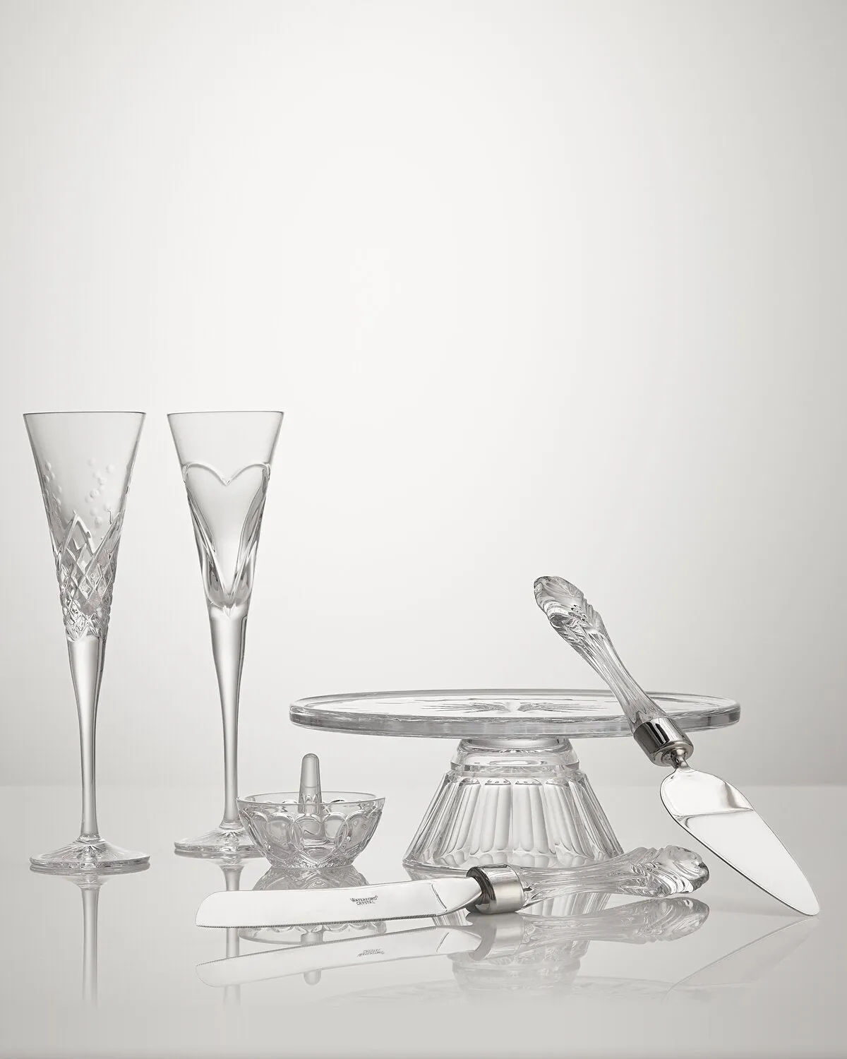 Waterford Wedding kagesæt kniv og spade stål