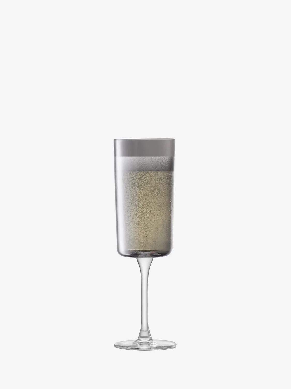 LSA Lunar Champagne Flute glas grå 2 stk