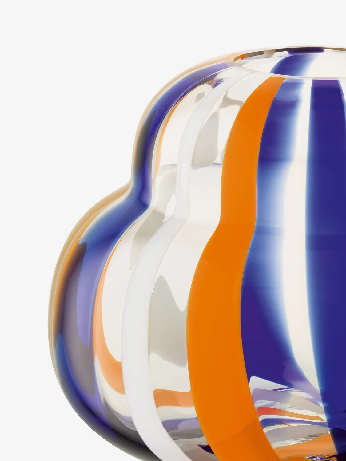 LSA Folk vase mundblæst glas blomstervase