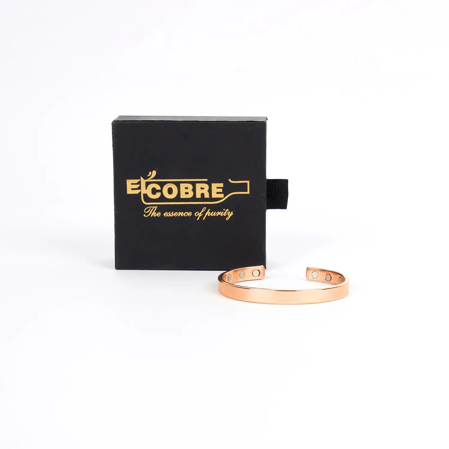 El'Cobre Design 15-XL kobberarmbånd magnet 8,5 tommer