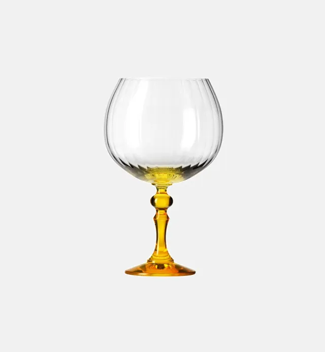 Krosno Ombré Bubble ginglas 660 ml gul