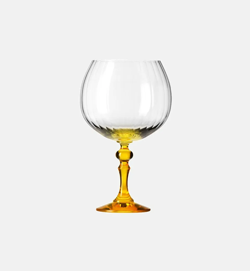 Krosno Ombré Bubble ginglas 660 ml gul