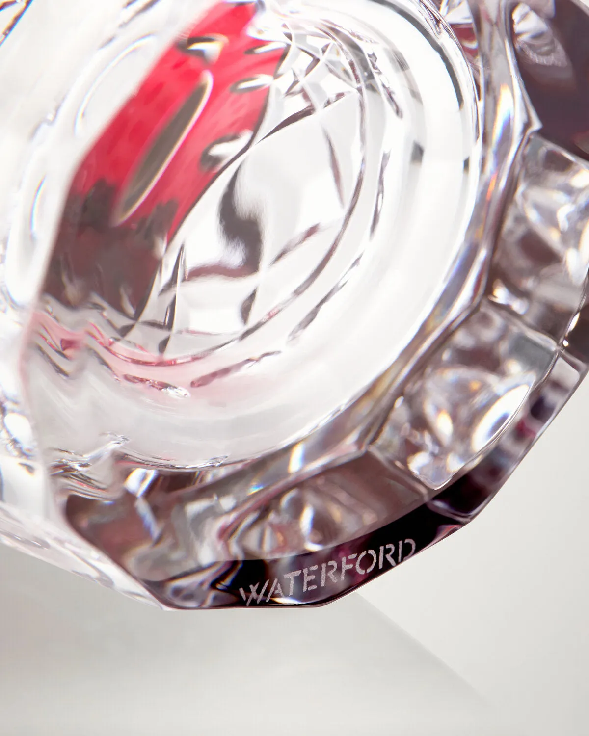 Waterford Lismore Red cocktailshaker rød krystal