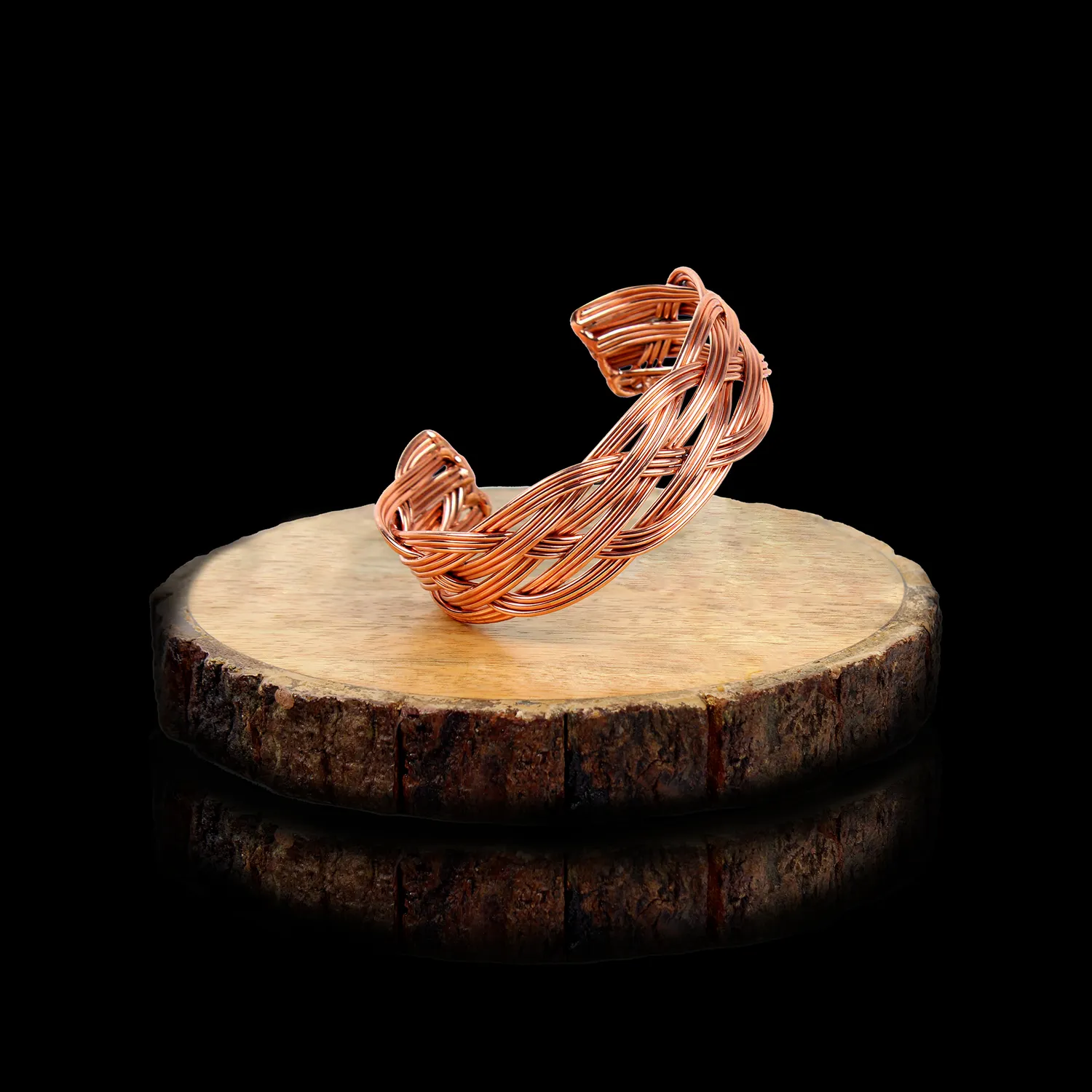 El'Cobre Design 46 kobberarmbånd let med gavepose