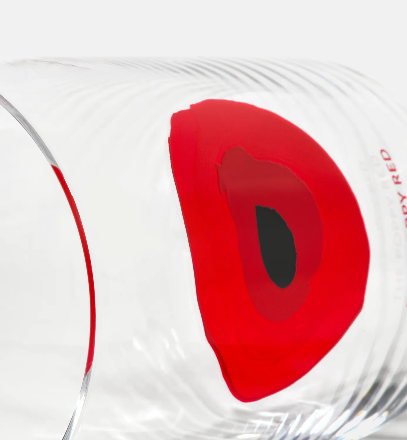 Krosno Polka Poppy Red drikkeglas 250 ml valmue
