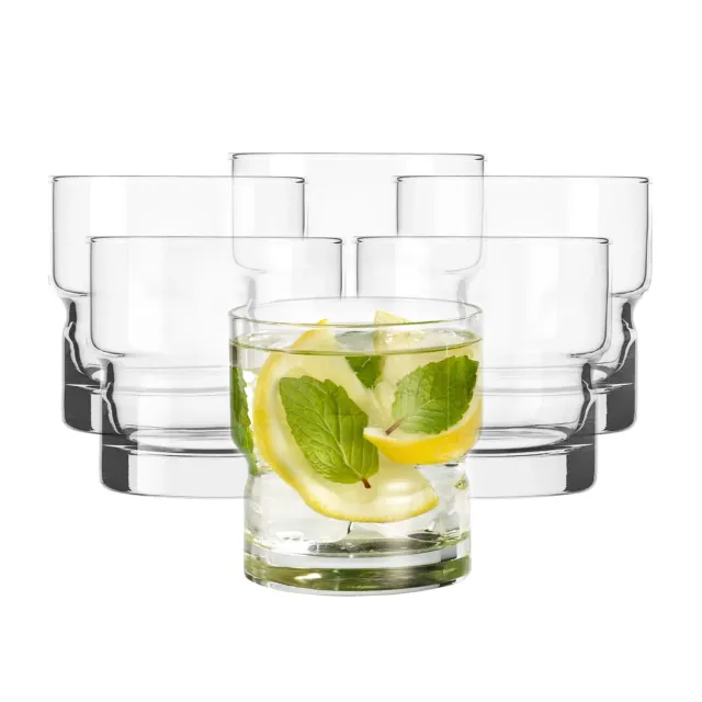 Libbey Newton 2038 whiskyglas 6 stk 355 ml stabelbar