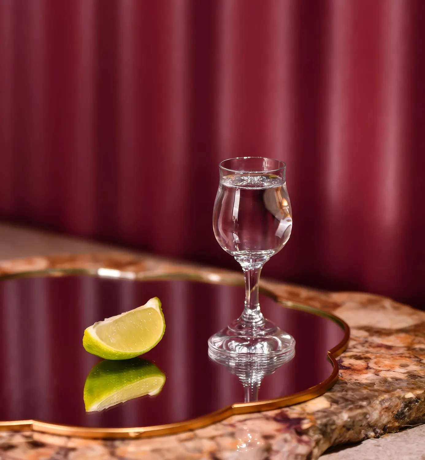 Krosno vodkaglas 25 ml krystal snapseglas