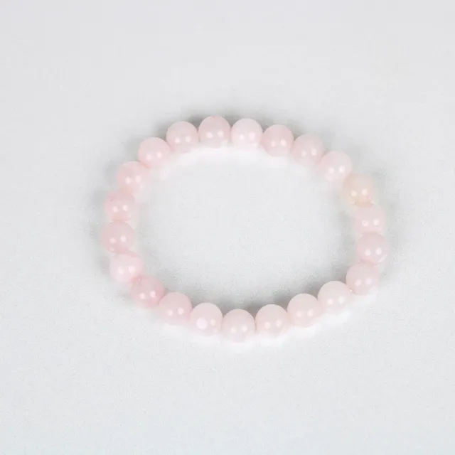 El'Cobre Rose Quartz armbånd 8mm rosenkvarts
