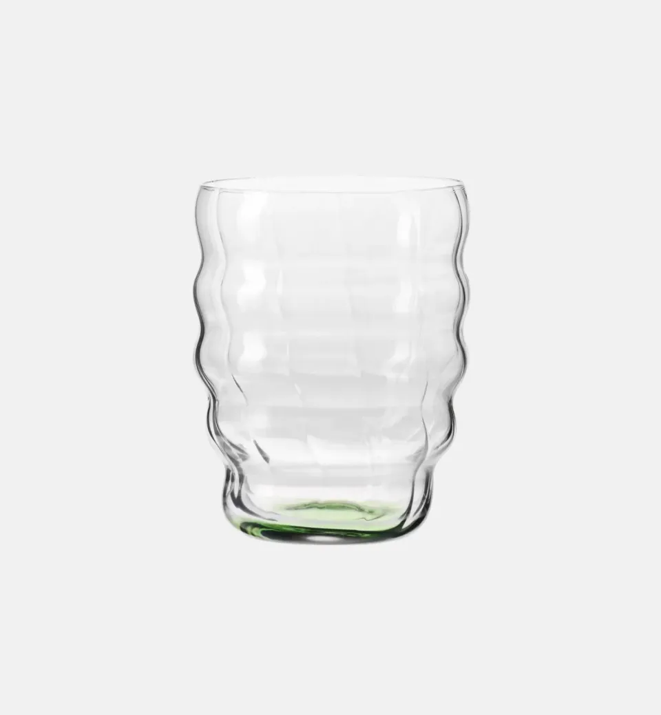 Krosno Matcha Moments tumblerglas 440 ml grøn fod