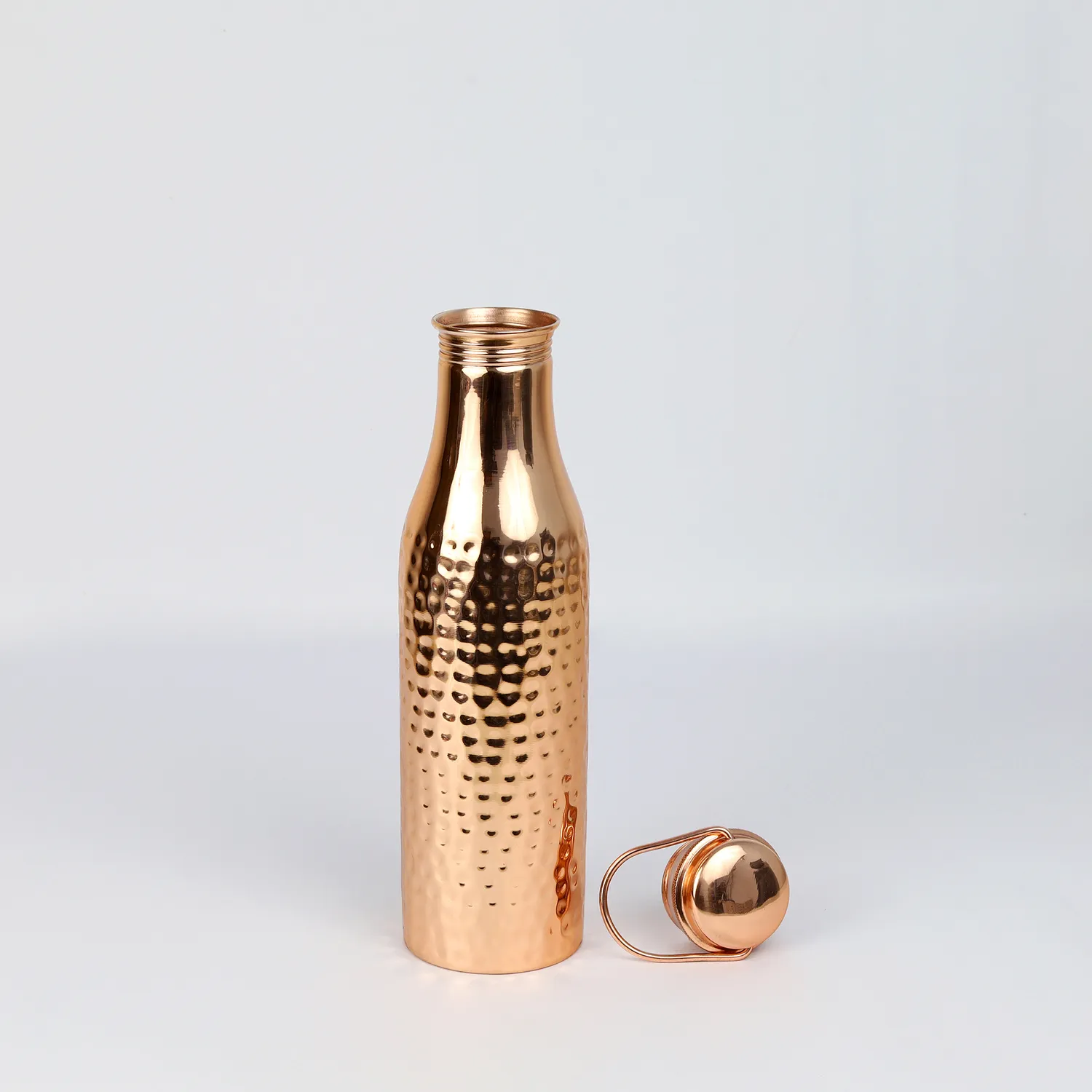 El'Cobre Rani kobberflaske hamret 900 ml med hank