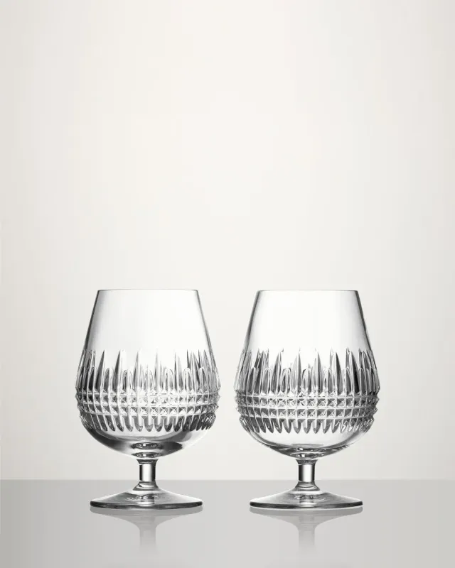 Waterford Lismore Diamond Connoisseur cognacglas 2 stk