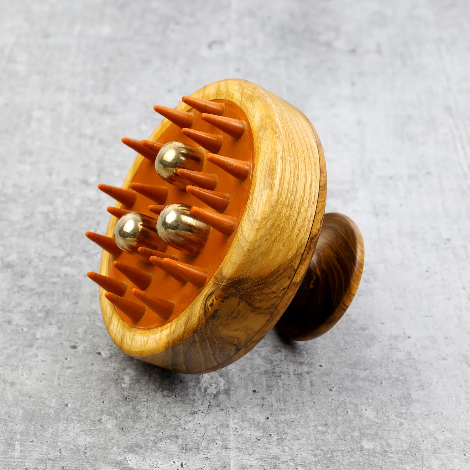 El'Cobre Kansa Silicon Scalp Massager hovedbundsbørste