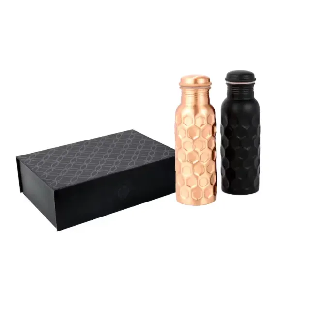 El'Cobre Diamond Flaske kobber duo sort 2 stk