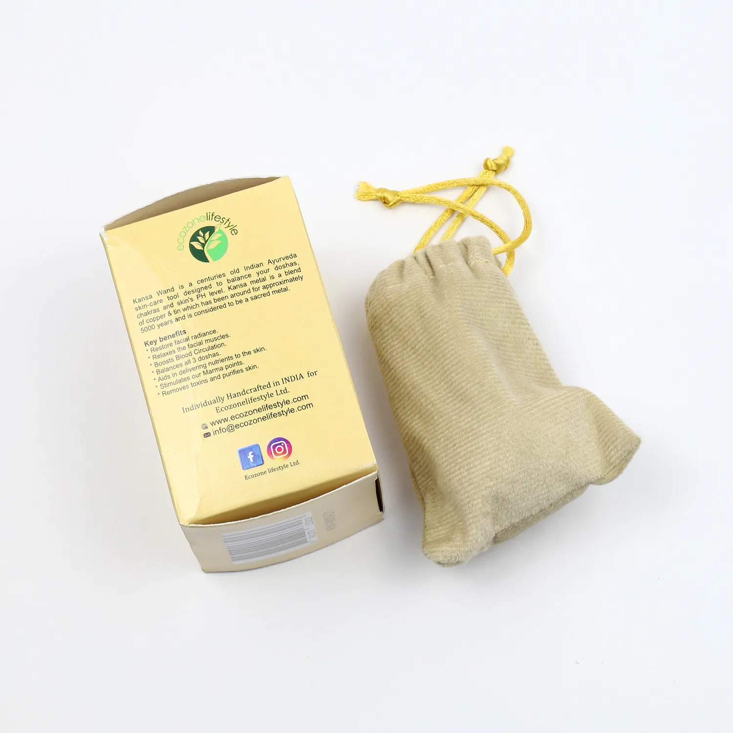 El'Cobre Deluxe Kansa Mushroom Wand massagestav kansa