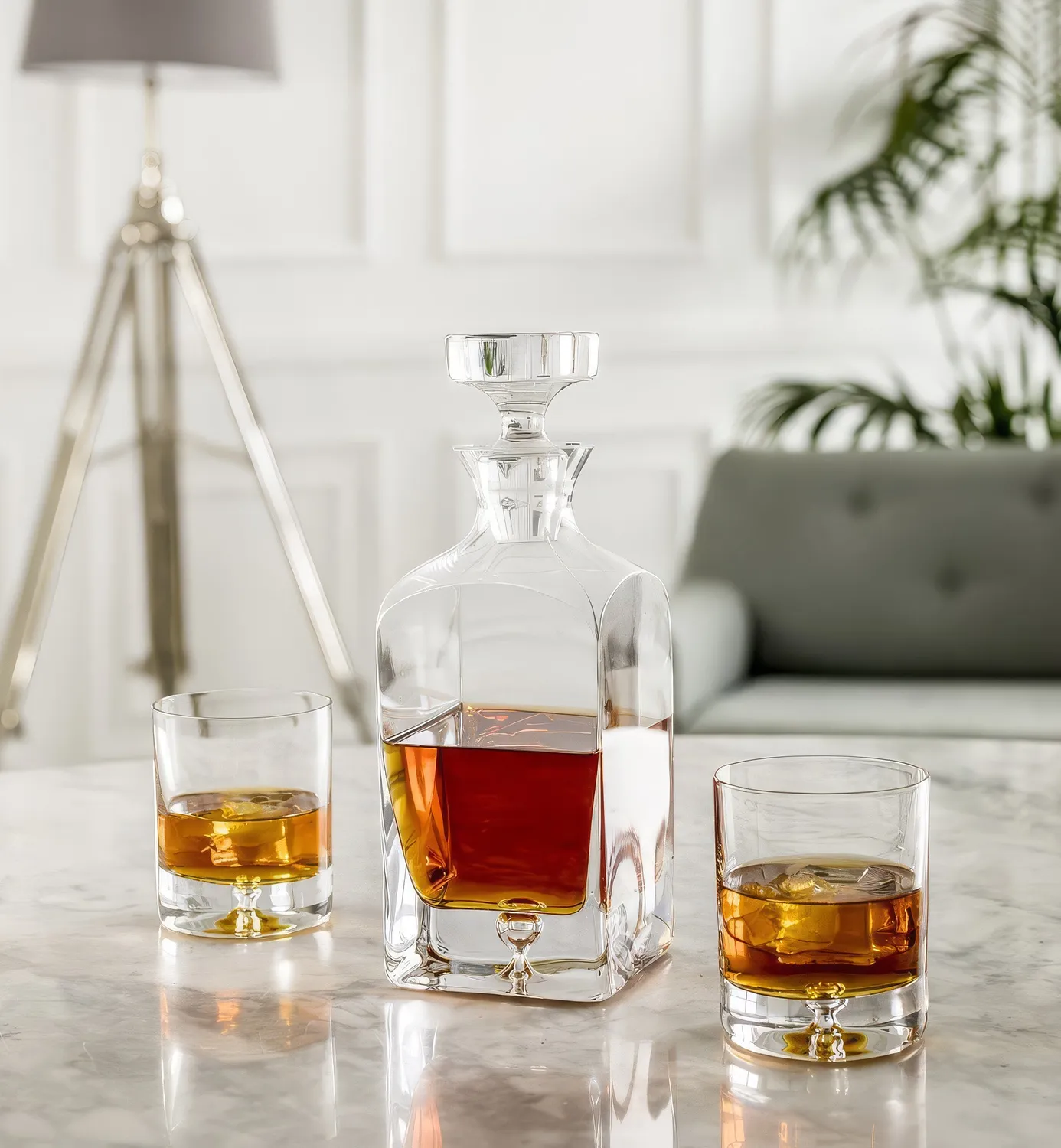 Krosno whisky karaffel 750 ml krystalglas