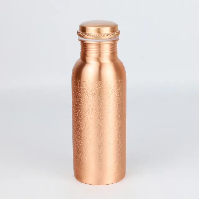 El'Cobre Blossom Etching kobberflaske 700 ml ren kobber
