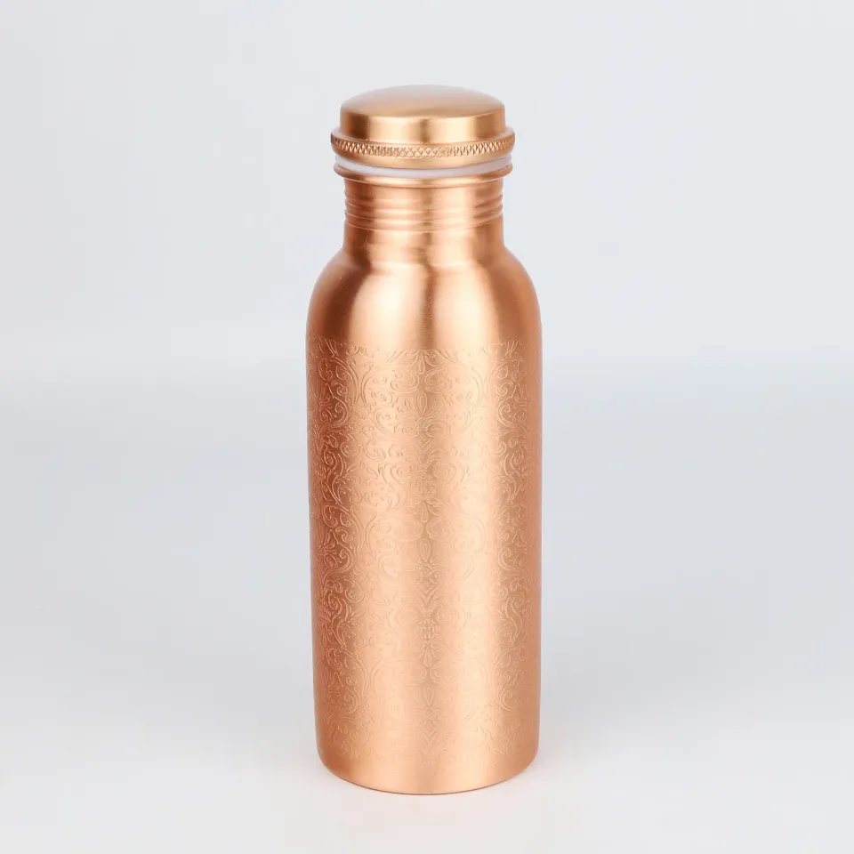 El'Cobre Blossom Etching kobberflaske 700 ml ren kobber