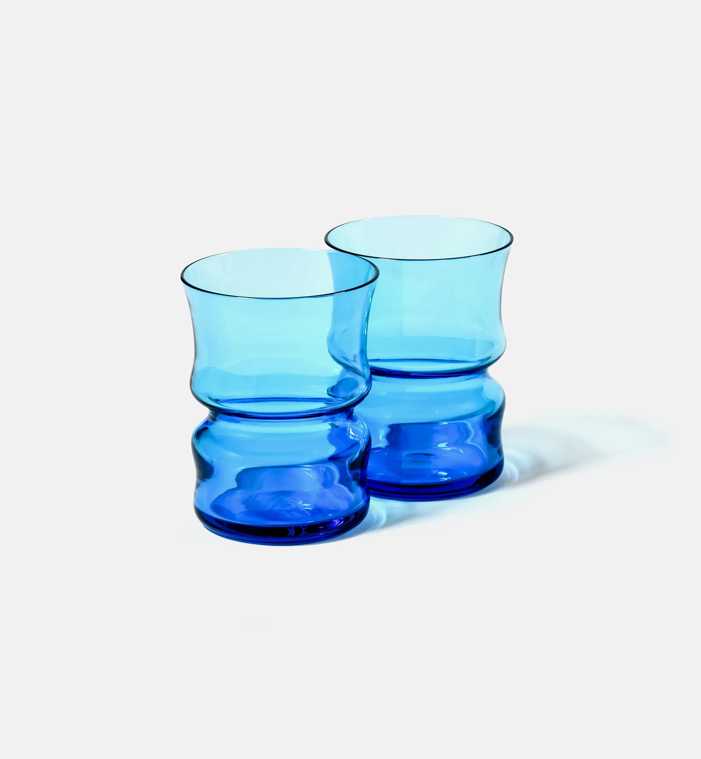 Krosno Double Bubble 1969 drikkeglas 230 ml lapis