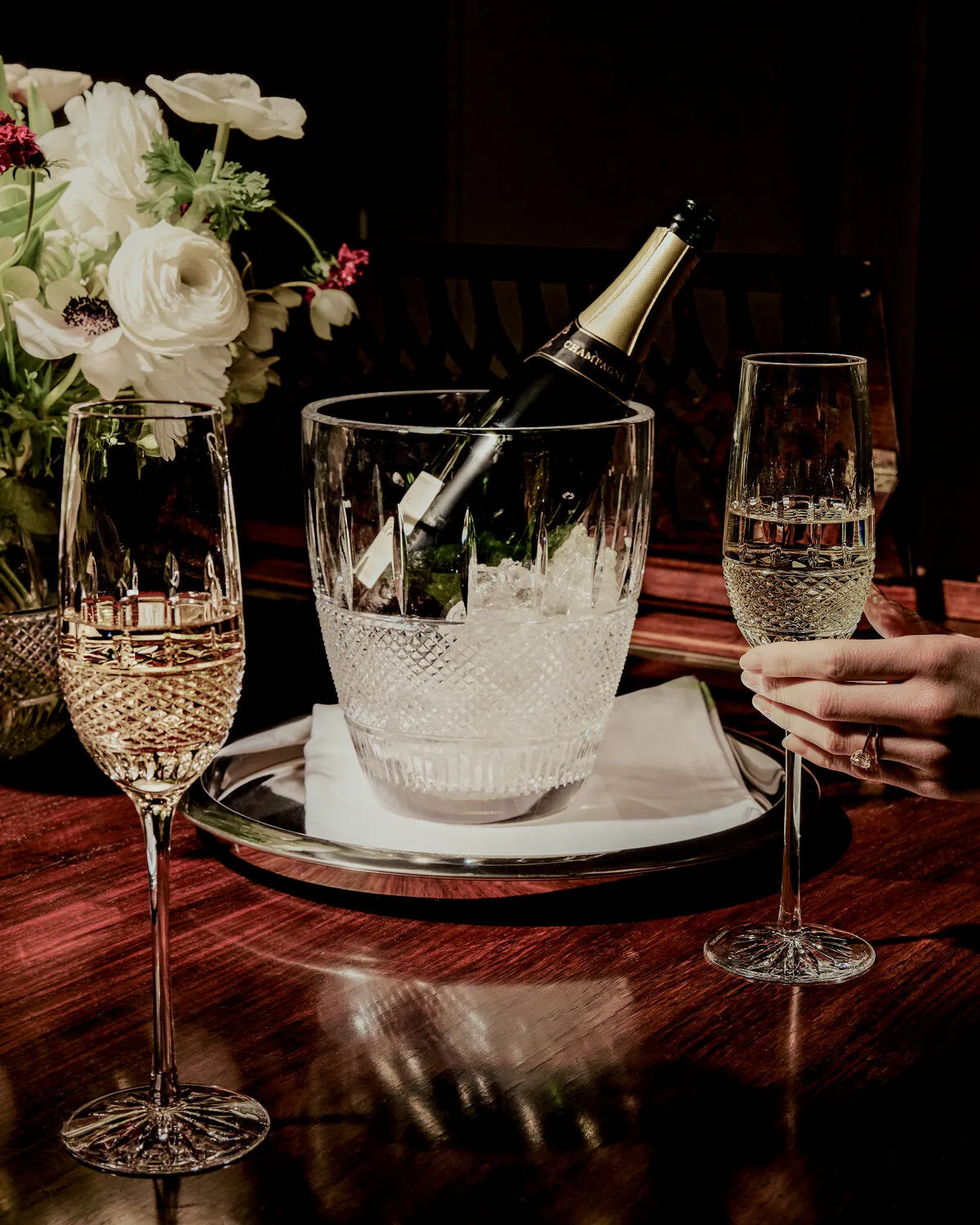 Waterford Irish Lace champagneglas krystal 2 stk slib