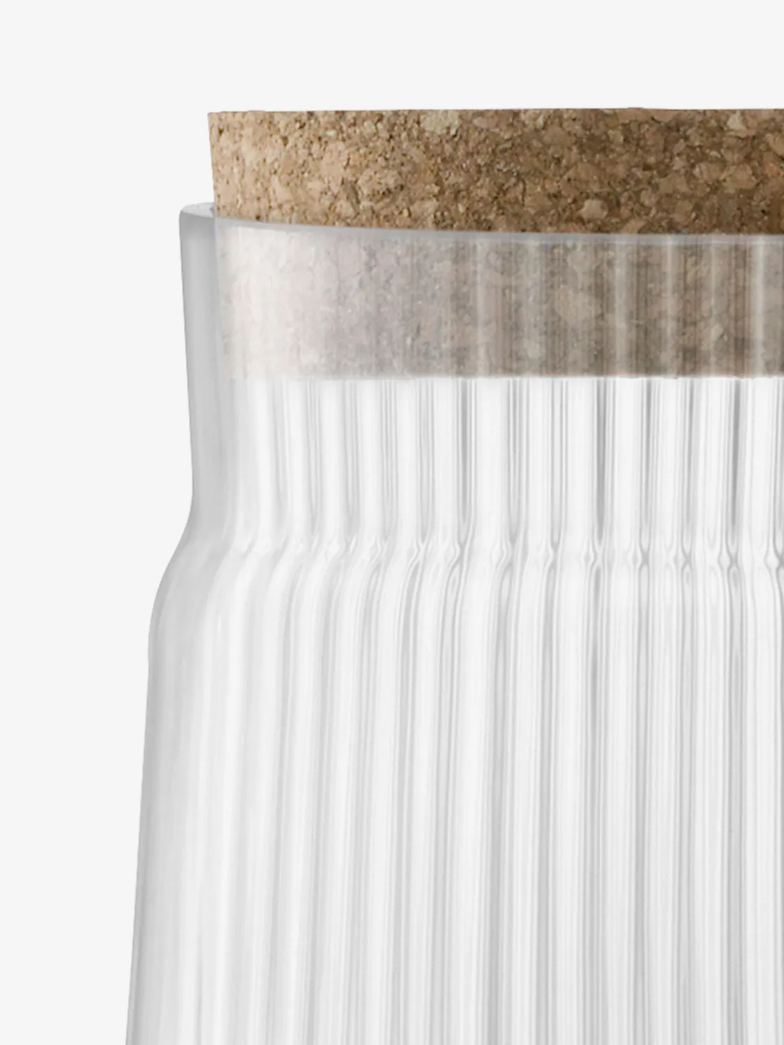 LSA Gio Line opbevaringsglas med korkprop