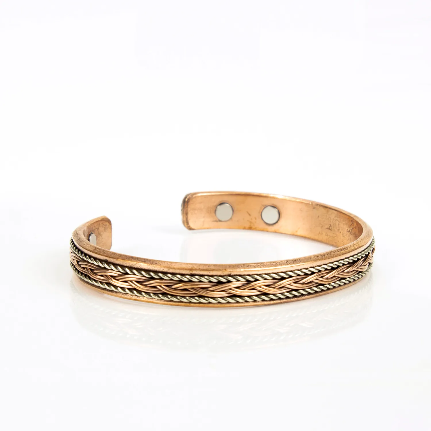 El'Cobre Design 4 kobberarmbånd magnet med gaveæske