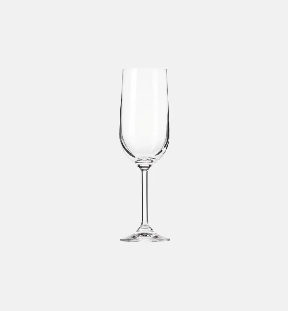 Krosno Gema champagneglas 210 ml 6 stk klar krystal