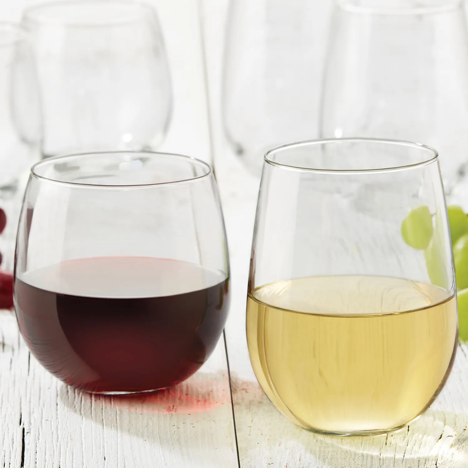 Libbey Stemless vinglas 12 stk uden stilk klart