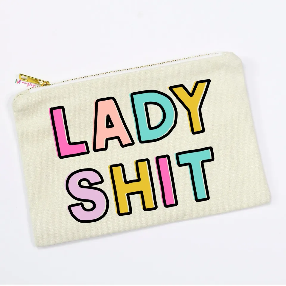 Mugsby Lady Shit toilettaske makeup sjov