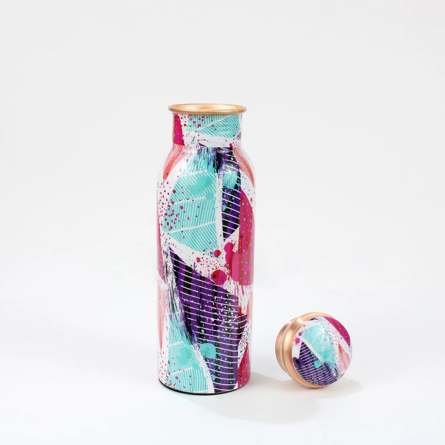 El'Cobre Limited Edition drikkeflaske 700 ml Graffiti kobber