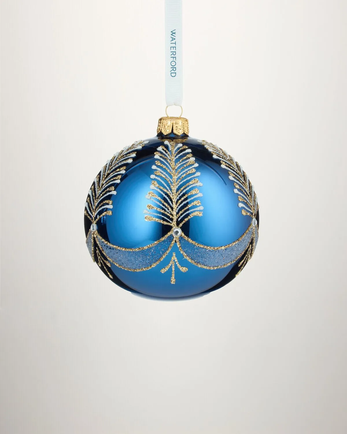 Waterford Holiday Heirlooms Blue Bauble julekugle blå